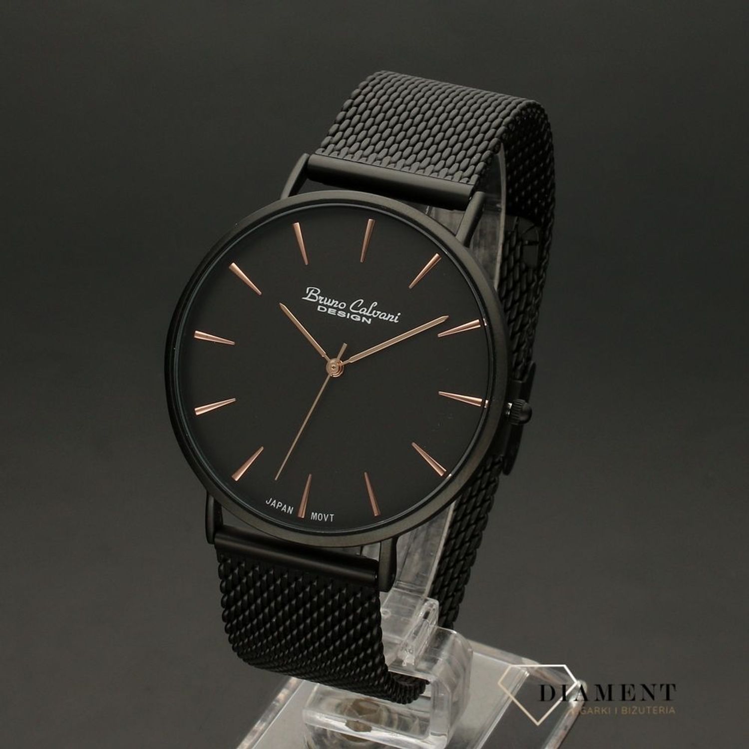 Zegarek męski Bruno Calvani BC90810 czarny z róże złoto (1).jpg